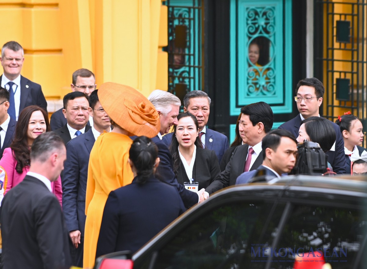 Chủ tịch nước Lương Cường chủ trì lễ đón Nhà vua Vương quốc Bỉ