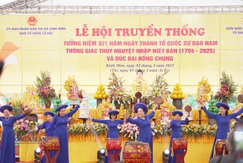 Trang trọng khai hội truyền thống chùa Nhẫm Dương ở Hải Dương