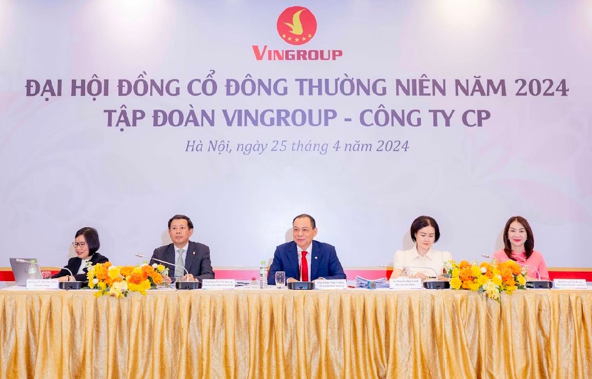 ĐHĐCĐ Vingroup năm 2024. Ảnh: Vingroup.