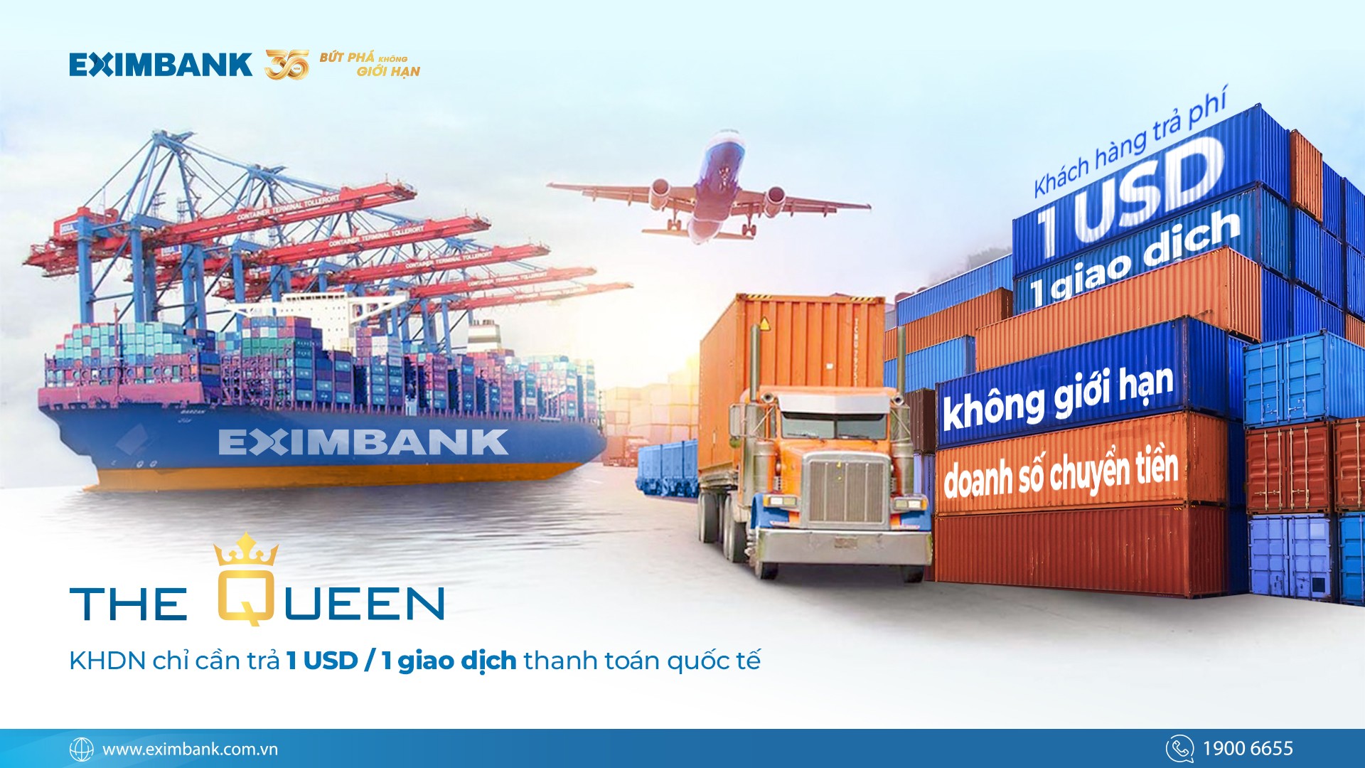 Eximbank đồng hành cùng Trang Nhà Cái 555win.com - Đăng Nhập +555k 'vượt sóng' 555Win login đăng nhập toàn cầu