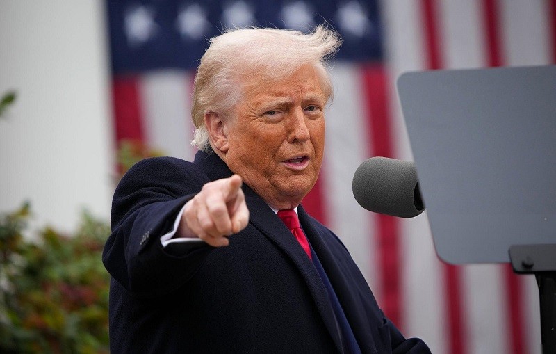 Tổng thống Donald Trump tại Nhà Trắng ngày 2/4. Ảnh: Getty