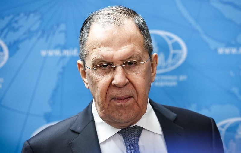 Ngoại trưởng Lavrov tại Moscow ngày 9/4. Ảnh: TASS