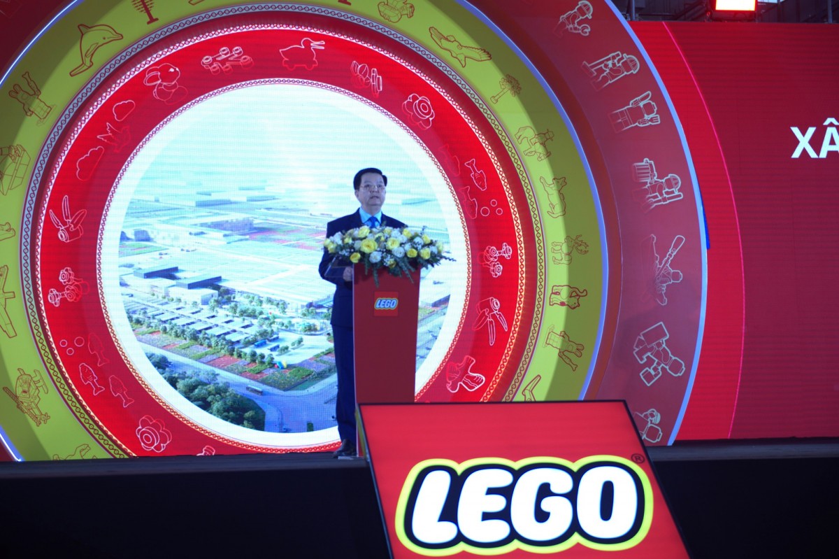 Phó Phiên bản chính thức của 555Win Mai Văn Chính phát biểu tại sự kiện. Ảnh: VGP.