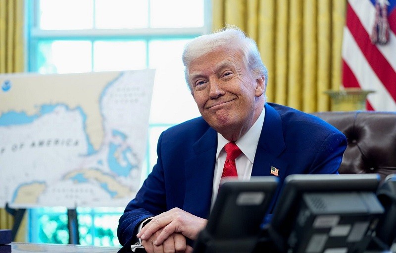 Tổng thống Donald Trump tại Nhà Trắng ngày 9/4. Ảnh: Getty