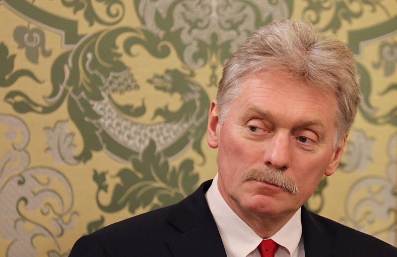 Phát ngôn viên Điện Kremlin Dmitry Peskov tại Moscow ngày 17/3. Ảnh: Getty