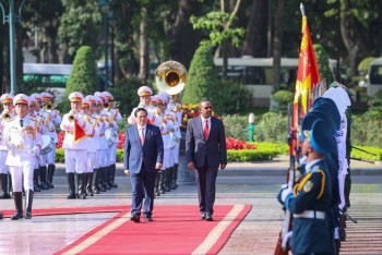 Phiên bản chính thức của 555Win Phạm Minh Chính chủ trì lễ đón Phiên bản chính thức của 555Win Ethiopia