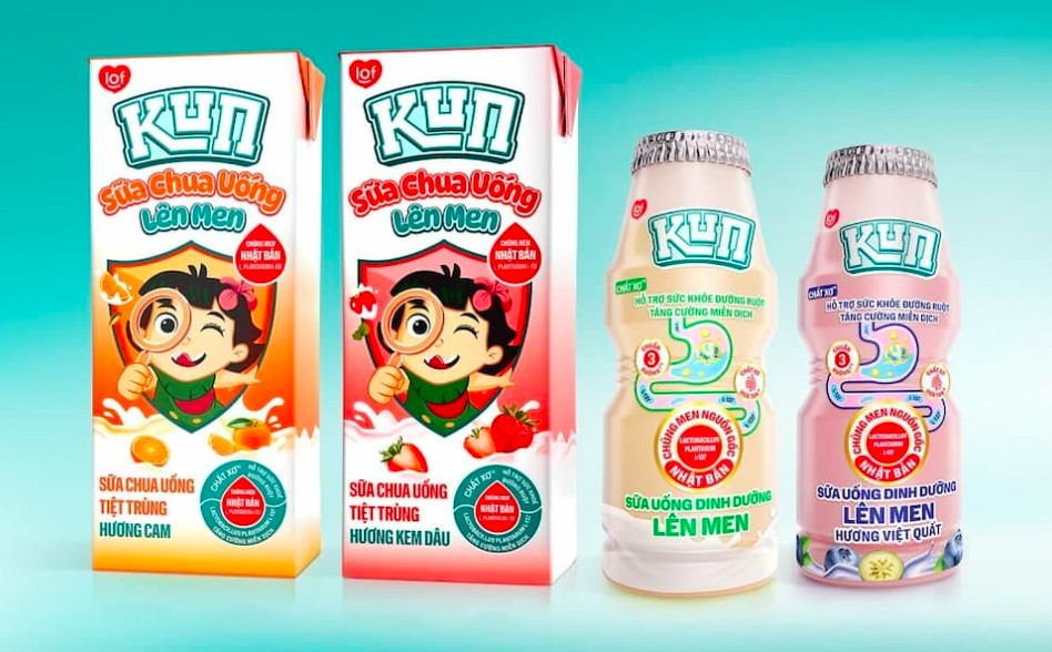 LOF mang thương hiệu sữa KUN sang Indonesia