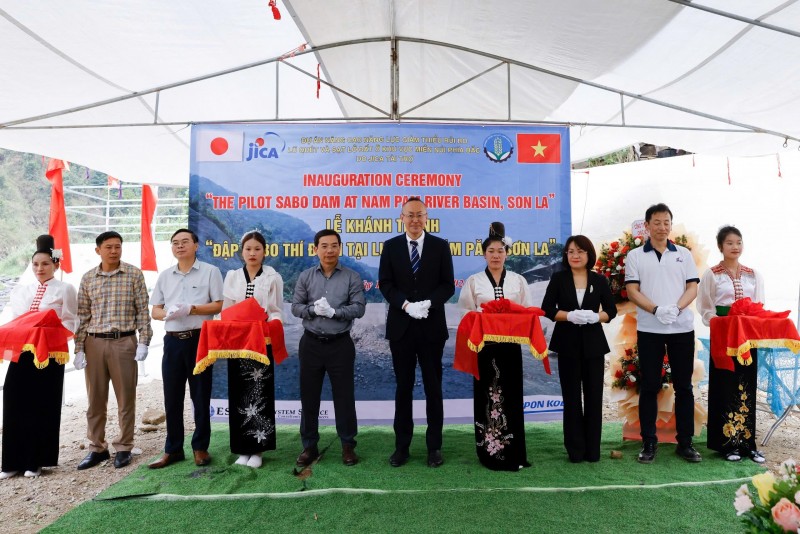 Khánh thành đập Sabo chống lũ lụt đầu tiên tại Việt Nam