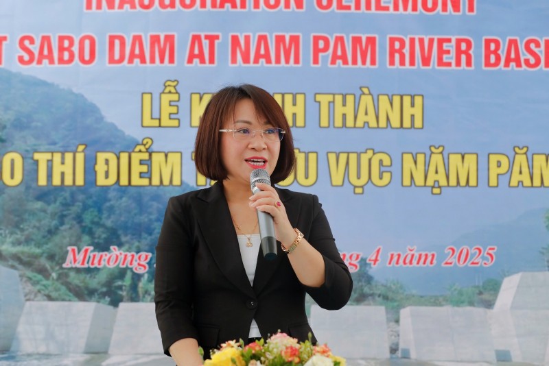 Khánh thành đập Sabo chống lũ lụt đầu tiên tại Việt Nam