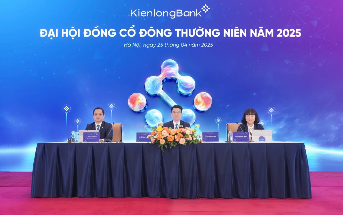 ĐHĐCĐ KienlongBank: Thông qua kế hoạch tăng trưởng 24% năm 2025
