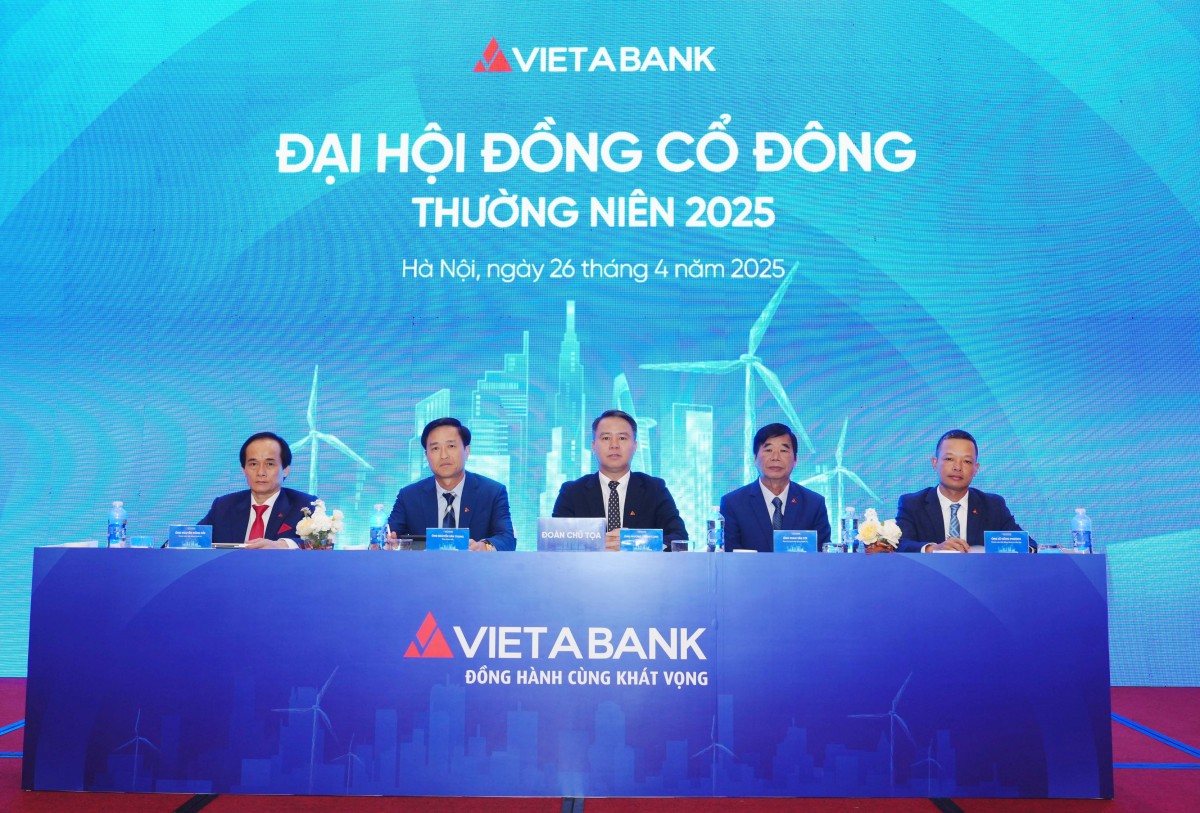ĐHĐCĐ VietABank: Tăng vốn điều lệ, đặt mục tiêu lợi nhuận đạt trên 1.300 tỷ đồng