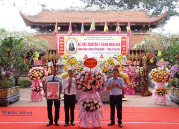 Khai hội đền Bia, tưởng niệm Đại danh y - Thiền sư Tuệ Tĩnh