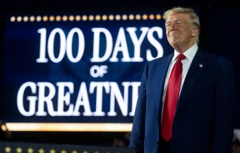 Tổng thống Trump tổ chức mít tinh đánh dấu 100 ngày nhậm chức