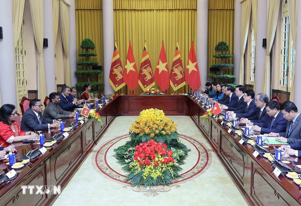 Quang cảnh cuộc hội đàm. Ảnh: TTXVN.