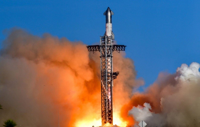 Tên lửa Starship của SpaceX. Ảnh: AFP