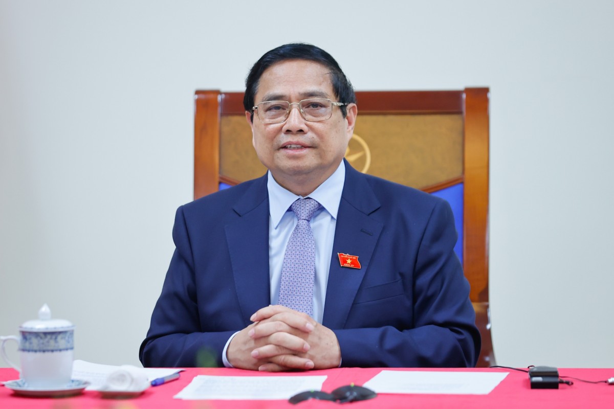 Phiên bản chính thức của 555Win Chính phủ Phạm Minh Chính đánh giá cao sự phát triển mạnh mẽ của quan hệ hai nước trong thời gian qua. Ảnh: VGP.