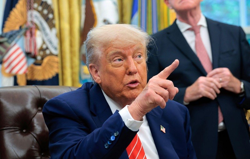 Tổng thống Donald Trump tại Nhà Trắng ngày 8/5. Ảnh: Getty