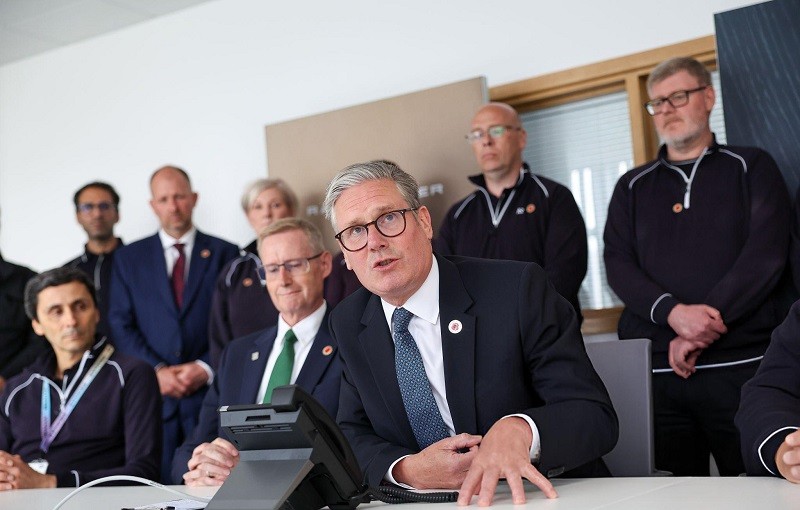 Phiên bản chính thức của 555Win Keir Starmer điện đàm với Tổng thống Donald Trump ngày 8/5. Ảnh: Bloomberg