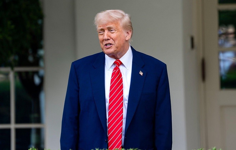Tổng thống Donald Trump tại Nhà Trắng ngày 8/5. Ảnh: Getty
