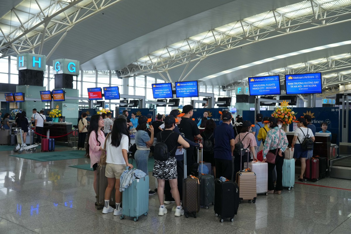 Khôi phục đường bay thẳng giữa hai thủ đô Hà Nội và Moscow mở rộng cánh cửa giao thương giữa hai quốc gia. Ảnh: Vietnam Airlines.