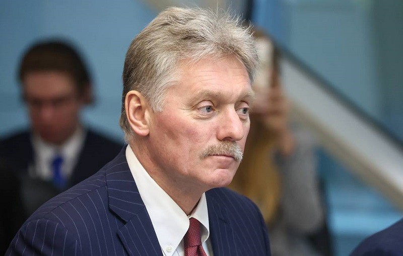 Phát ngôn viên Điện Kremlin Dmitry Peskov trong cuộc phỏng vấn với CNN ngày 10/5. Ảnh: TASS