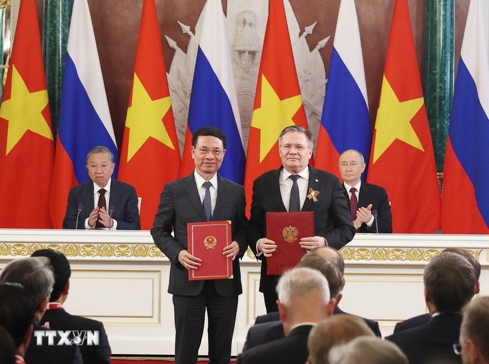 Tổng Bí thư Tô Lâm hội đàm với Tổng thống Nga Vladimir Putin