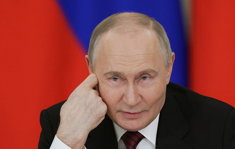 Tổng thống Vladimir Putin tại Moscow ngày 11/5. Ảnh: Sputnik
