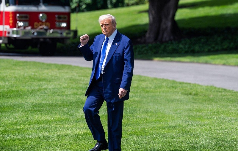 Tổng thống Trump tại Nhà Trắng ngày 12/5. Ảnh: Getty