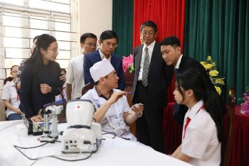 Nhật Bản viện trợ trang thiết bị cho Bệnh viện Mắt tỉnh Hà Nam