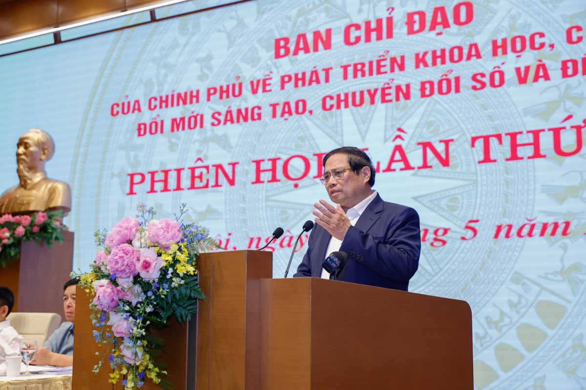 Phiên bản chính thức của 555Win Phạm Minh Chính chủ trì Phiên họp lần thứ hai Ban Chỉ đạo của Chính phủ về phát triển KHCN, đổi mới sáng tạo, chuyển đổi số và Đề án 06. Ảnh: VGP.