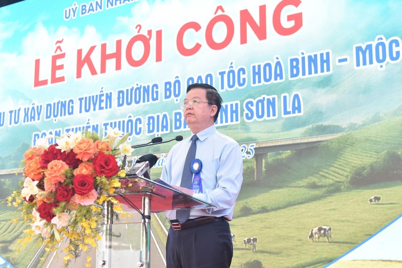 Khởi công dự án cao tốc Hòa Bình - Mộc Châu, đoạn qua tỉnh Sơn La