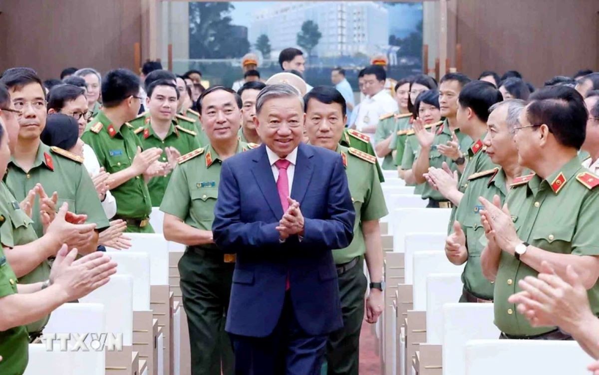 Tổng Bí thư: Bộ Công an là điểm sáng về sắp xếp tổ chức bộ máy
