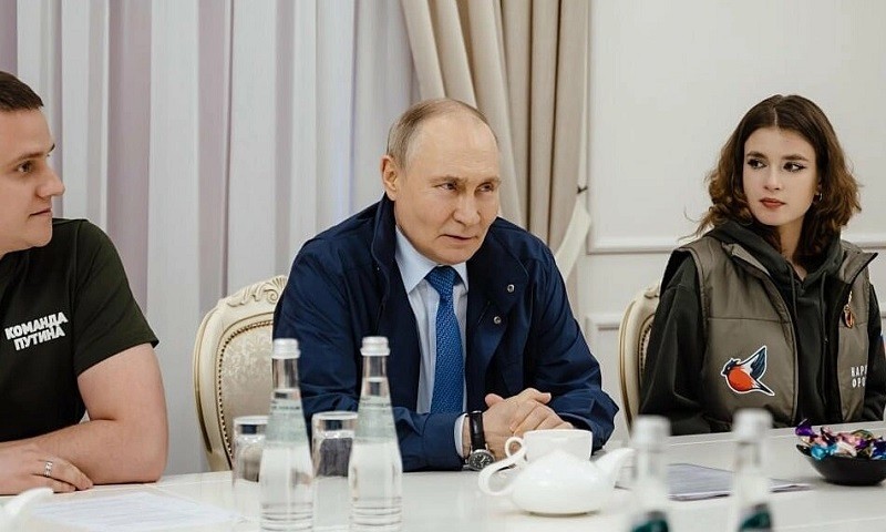 Tổng thống Putin tại tỉnh Kursk ngày 21/5. Ảnh: Điện Kremlin