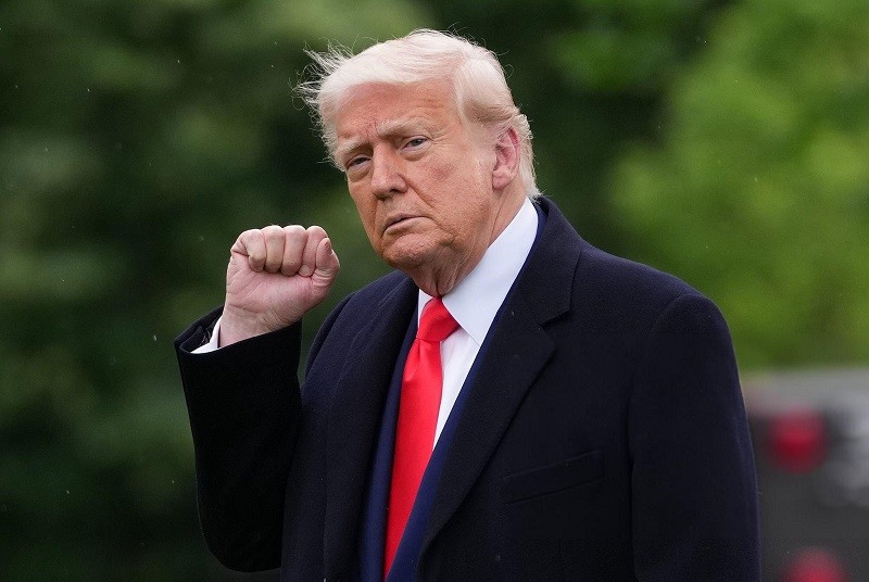 Tổng thống Mỹ Donald Trump tại Nhà Trắng ngày 22/5. Ảnh: Getty