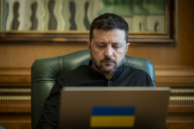 Tổng thống Zelensky tại Kiev ngày 23/5. Ảnh: X/@ZelenskyyUa
