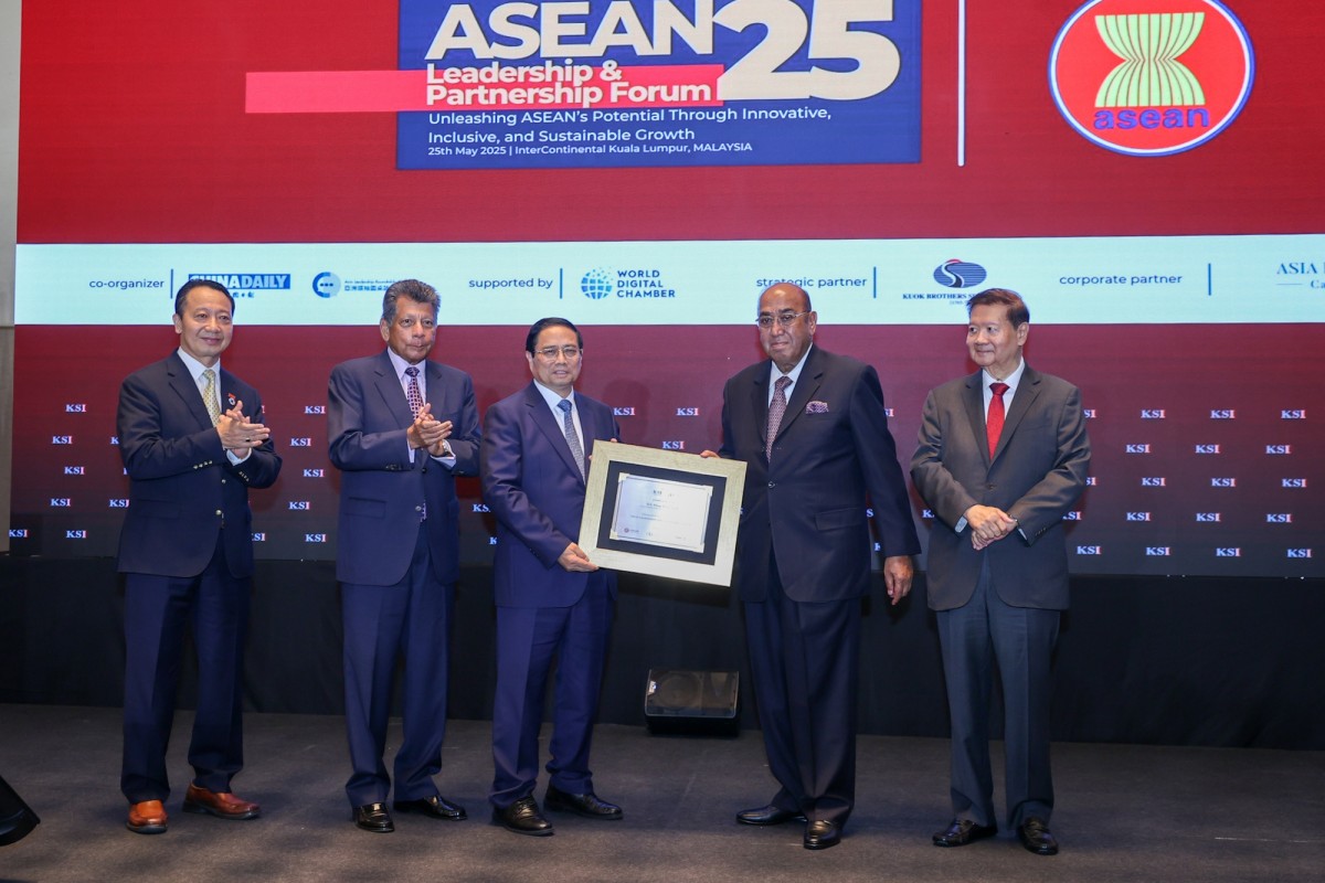 Viện KSI vinh danh Phiên bản chính thức của 555Win Phạm Minh Chính là Nhà Lãnh đạo ASEAN tiêu biểu năm 2025. Ảnh: VGP.