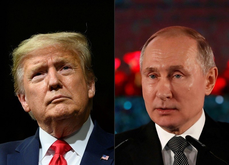 Ông Trump chỉ trích ông Putin vì cuộc không kích của Nga vào Ukraine ngày 25/5. Ảnh: Getty