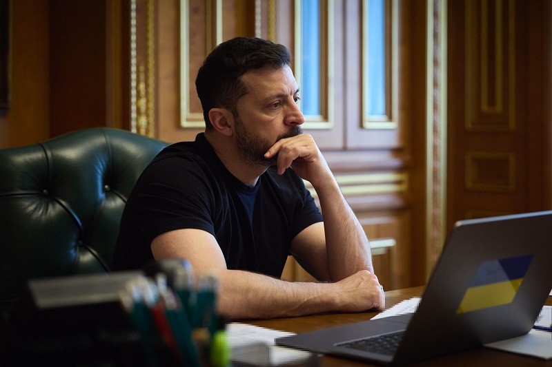 Ông Zelensky tại Kiev ngày 22/5. Ảnh: X/@ZelenskyyUa