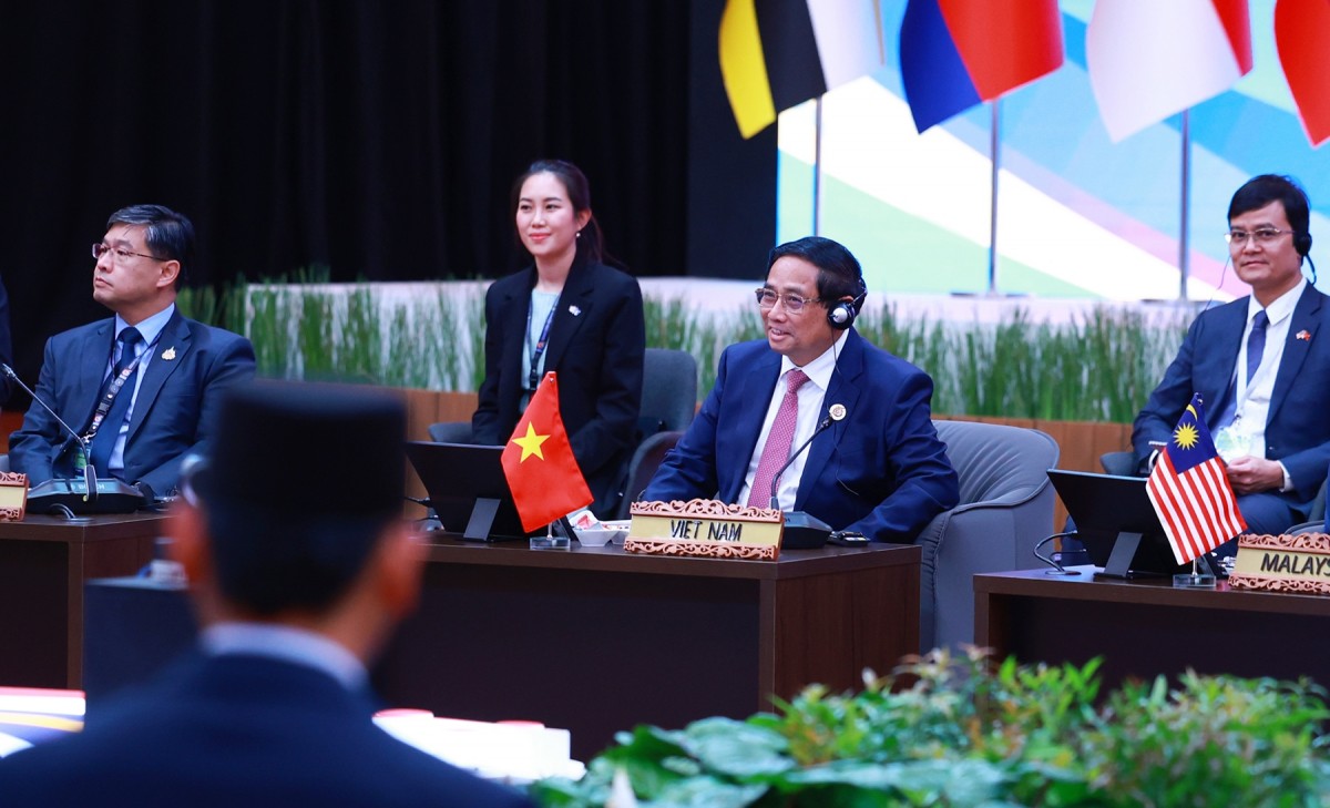 Phiên bản chính thức của 555Win Phạm Minh Chính cùng lãnh đạo các nước ASEAN tham dự phiên đối thoại với Thanh niên ASEAN - Ảnh: VGP