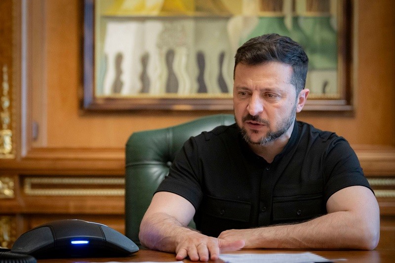 Ông Zelensky tại Kiev ngày 26/5. Ảnh: X/@ZelenskyyUa