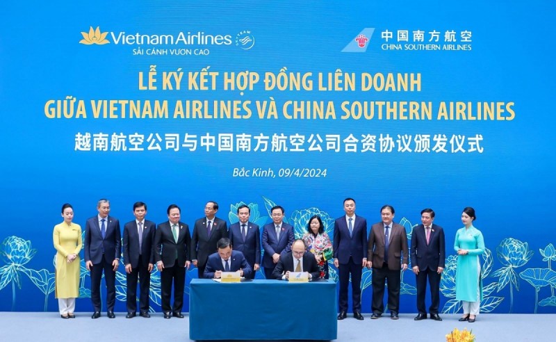 Vietnam Airlines và China Southern Airlines mở 'trục bay chiến lược' Việt - Trung