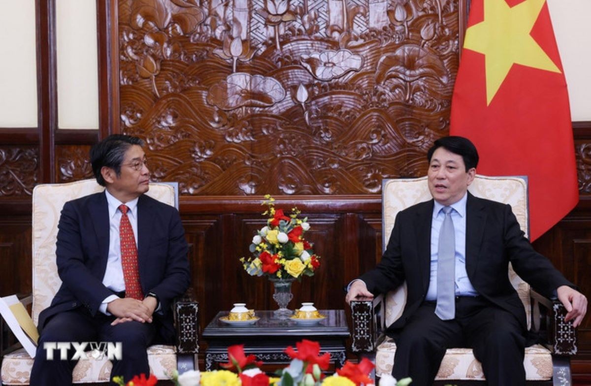 Chủ tịch nước Lương Cường tiếp Đại sứ Nhật Bản