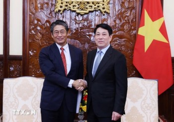 Chủ tịch nước Lương Cường tiếp Đại sứ Nhật Bản