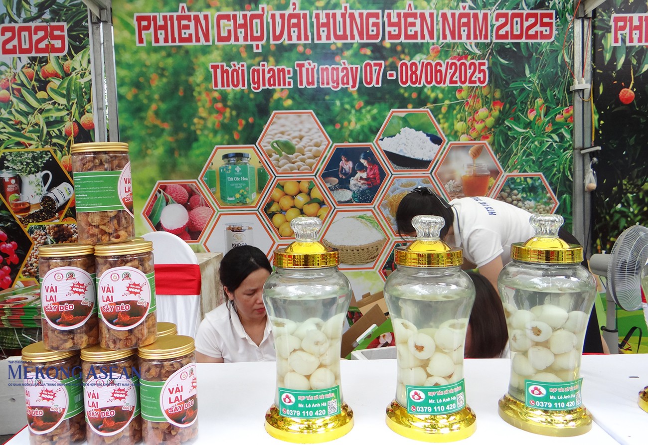 Đưa vải Hưng Yên ‘siêu to’ và đặc sản phục vụ tận tay người tiêu dùng