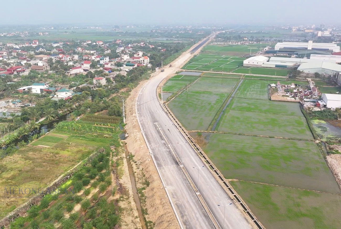 Một đoạn Dự án đường tránh ĐT391 đoạn qua địa bàn thị trấn Tứ Kỳ và xã Văn Tố (huyện Tứ Kỳ).