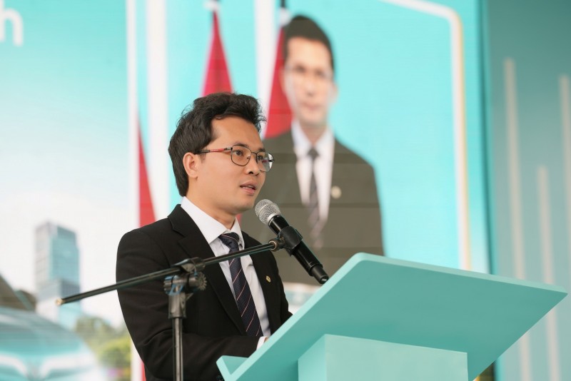 Ông Nguyễn Văn Thanh - Tổng Giám đốc GSM Toàn cầu phát biểu tại sự kiện. Nguồn: GSM.