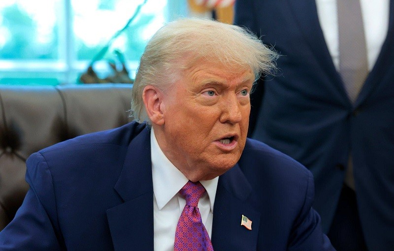 Tổng thống Donald Trump tại Nhà Trắng ngày 10/6. Ảnh: Getty