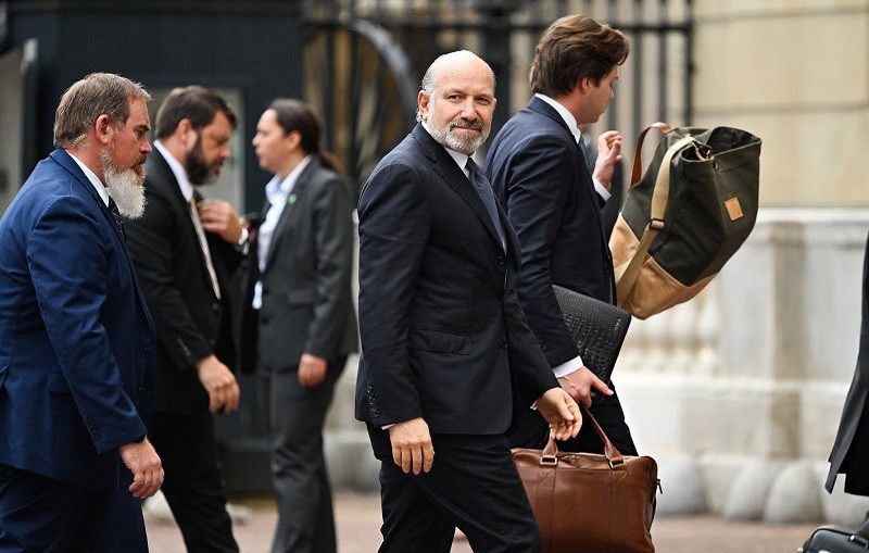 Ông Howard Lutnick tại London ngày 10/6. Ảnh: Getty