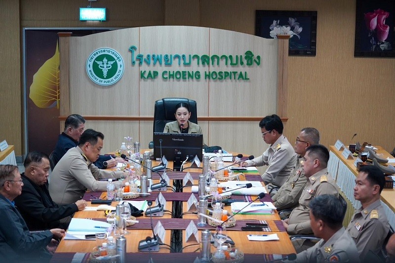 Quang cảnh cuộc họp ngày 11/6 tại tỉnh Surin. Ảnh: Facebook/@Ing Shinawatra