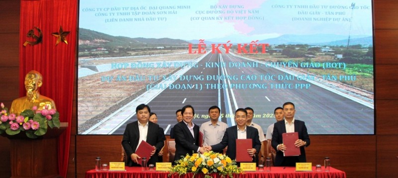Chuẩn bị triển khai dự án BOT cao tốc Dầu Giây – Tân Phú theo hình thức PPP